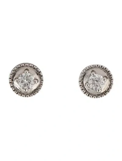 Pre-owned Earrings 14k Diamond Stud  In Multi