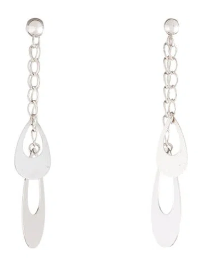 Pre-owned Earrings 14k Double Drop  In Multi