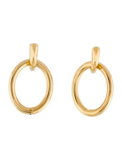 Pre-owned Earrings 14k Drop  In Multi