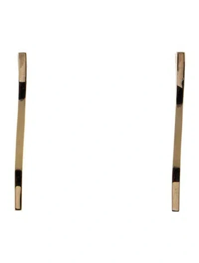 Pre-owned Earrings 14k Drop  In Multi