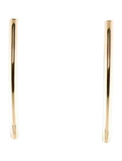 Pre-owned Earrings 14k Drop  In Multi