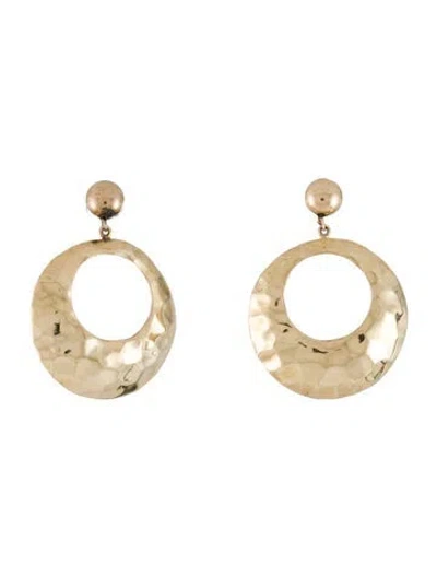Pre-owned Earrings 14k Drop  In Multi