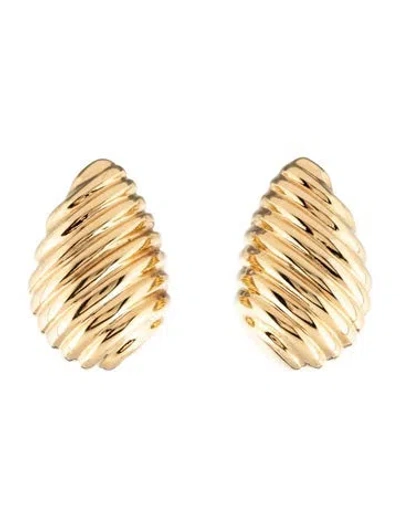 Pre-owned Earrings 14k Drop  In Multi