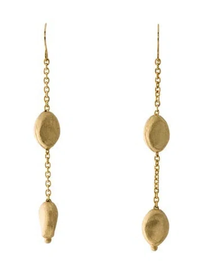 Pre-owned Earrings 14k Drop  In Multi