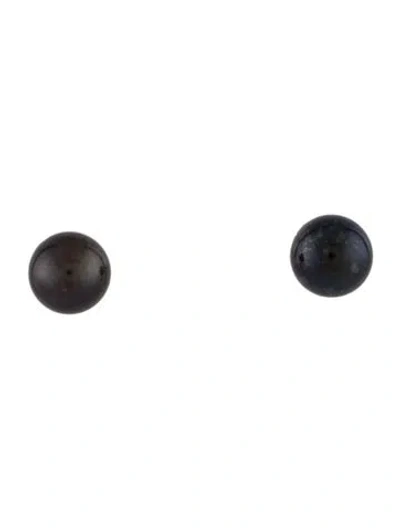Pre-owned Earrings 14k Dyed Pearl Stud  In Multi