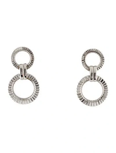 Pre-owned Earrings 14k Hammered Drop Earings In Multi