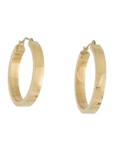Pre-owned Earrings 14k Hoop  In Multi