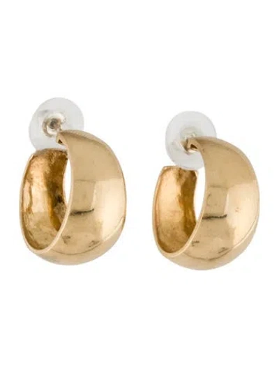 Pre-owned Earrings 14k Hoop  In Multi