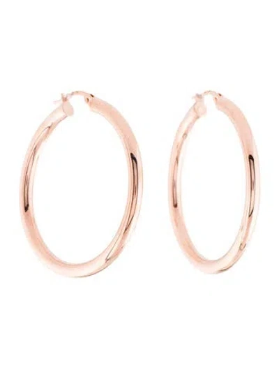 Pre-owned Earrings 14k Hoop  In Multi