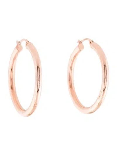 Pre-owned Earrings 14k Hoop  In Multi