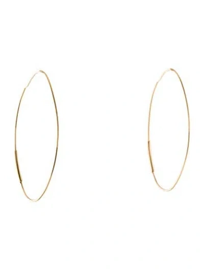 Pre-owned Earrings 14k Hoop  In Multi