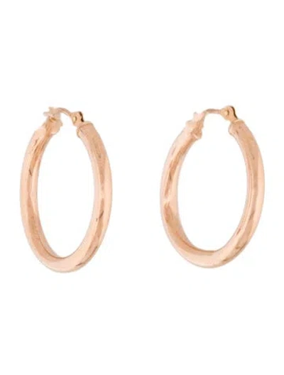 Pre-owned Earrings 14k Hoop  In Multi