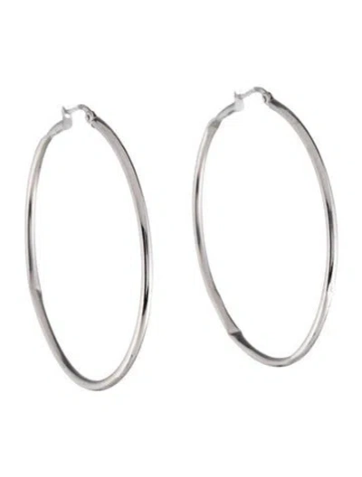 Pre-owned Earrings 14k Hoop  In Multi