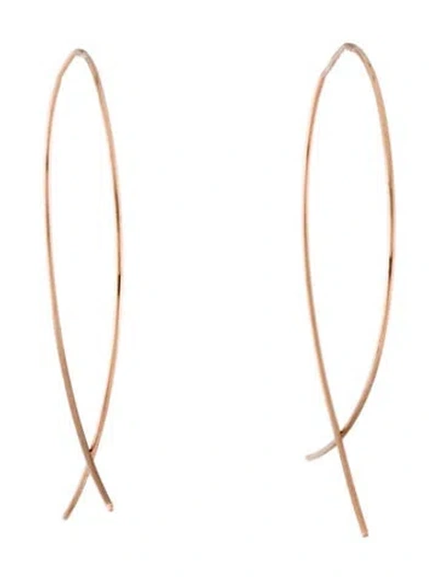 Pre-owned Earrings 14k Hoop  In Multi