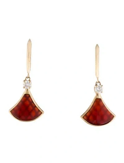 Pre-owned Earrings 14k Hoop  In Multi