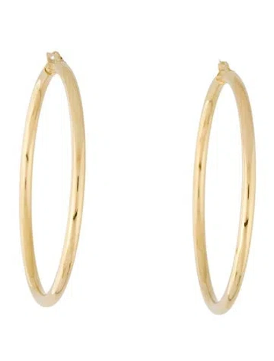 Pre-owned Earrings 14k Hoop  In Multi