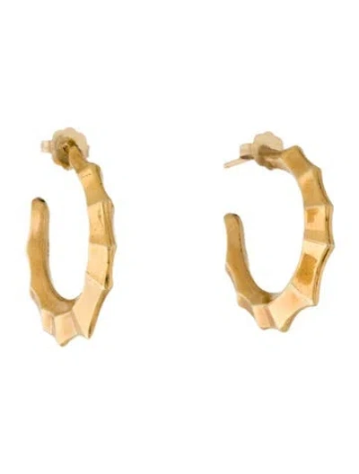 Pre-owned Earrings 14k Hoop  In Multi