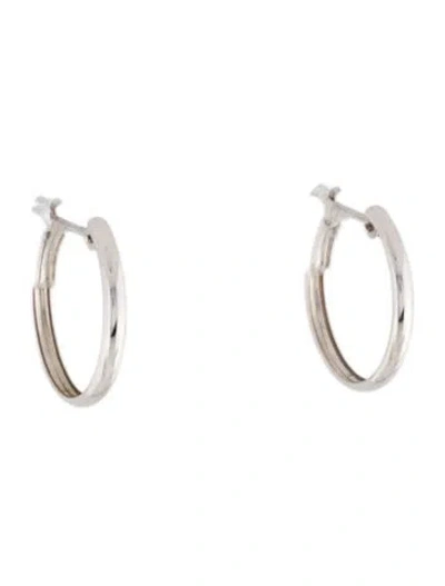 Pre-owned Earrings 14k Hoop  In Multi