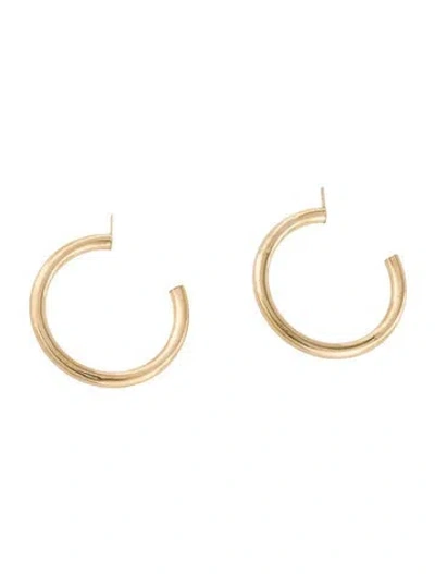 Pre-owned Earrings 14k Hoop Enhancers In Multi