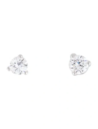 Pre-owned Earrings 14k Lab-grown Diamond Studs In Multi