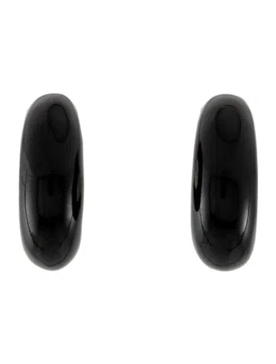 Pre-owned Earrings 14k Nephrite Clip-on  In Multi
