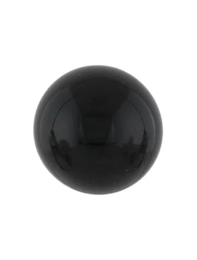 Pre-owned Earrings 14k Onyx Ball Single Stud Earring In Multi