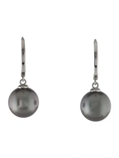 Pre-owned Earrings 14k Pearl Drop  In Multi