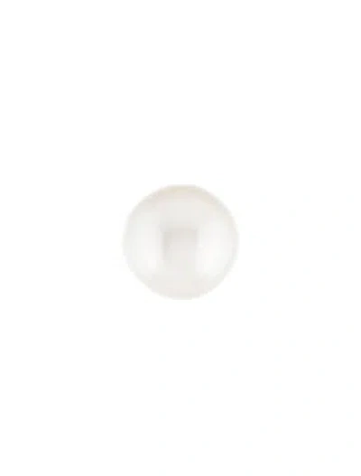 Pre-owned Earrings 14k Pearl Single Stud  In Multi