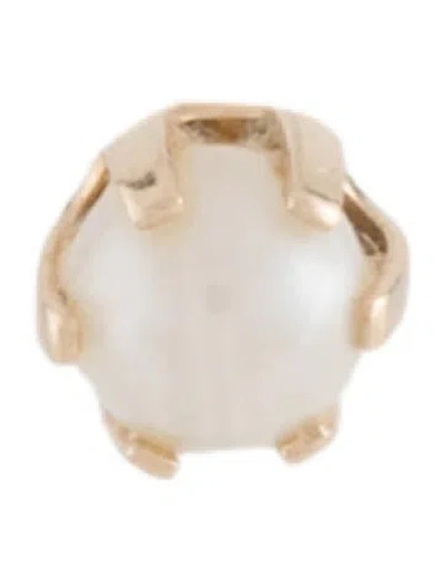 Pre-owned Earrings 14k Pearl Stud Earring In Multi
