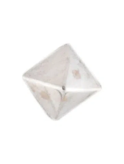 Pre-owned Earrings 14k Pyramid Single Stud Earring In Multi