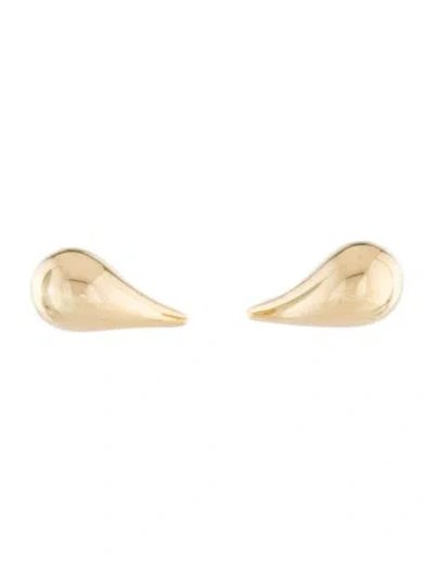 Pre-owned Earrings 14k Raindrop Stud  In Multi
