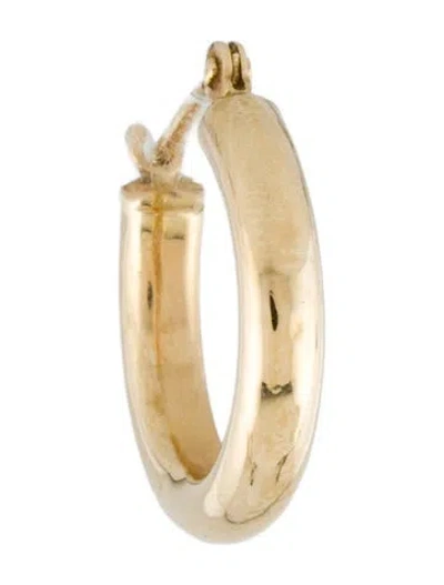 Pre-owned Earrings 14k Single Hoop Earring In Multi