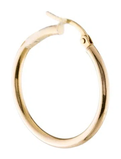 Pre-owned Earrings 14k Single Hoop Earring In Multi