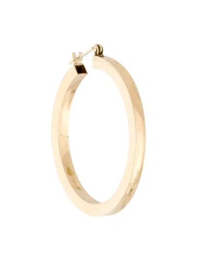 Pre-owned Earrings 14k Single Hoop Earring In Multi