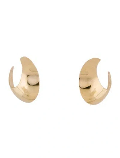 Pre-owned Earrings 14k Small Hoop  In Multi
