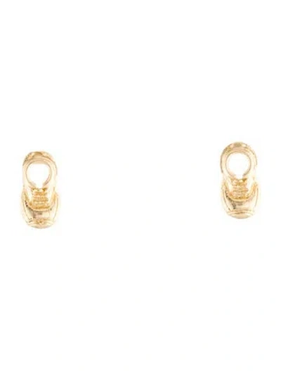 Pre-owned Earrings 14k Sneaker Stud  In Multi