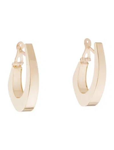 Pre-owned Earrings 14k Squared Drop  In Multi