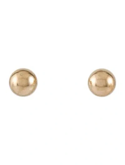 Pre-owned Earrings 14k Stud  In Multi