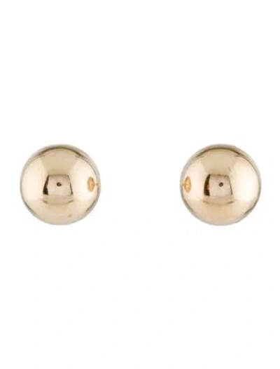 Pre-owned Earrings 14k Stud  In Multi