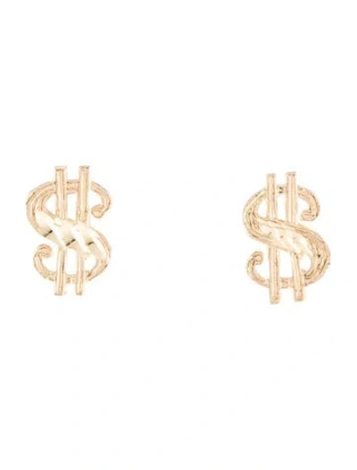 Pre-owned Earrings 14k $ Stud  In Multi