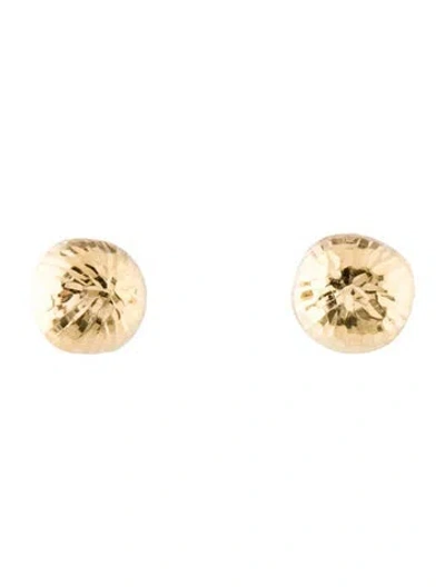 Pre-owned Earrings 14k Stud  In Multi