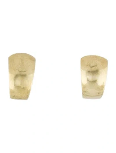 Pre-owned Earrings 14k Tapered Earclips In Multi
