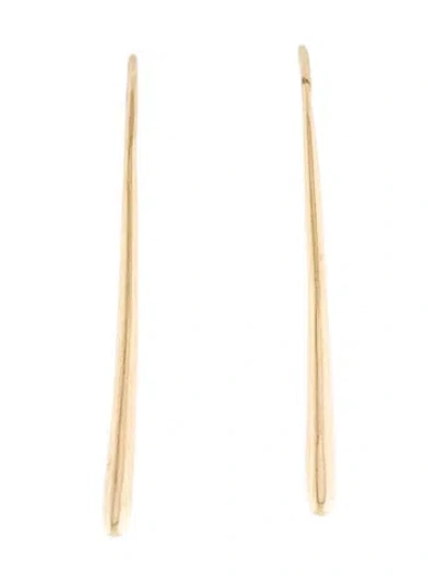 Pre-owned Earrings 14k Threader Drop  In Multi