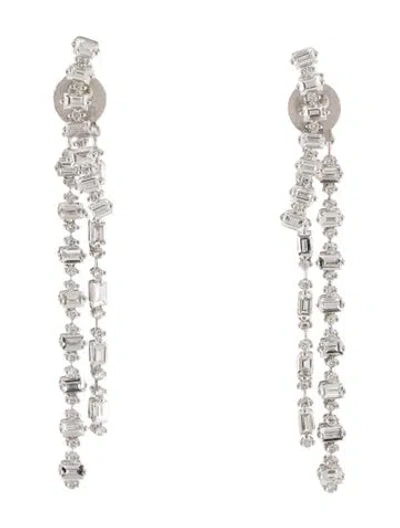 Pre-owned Earrings 18k 2.22ctw Diamond Convertible Drop  In Multi