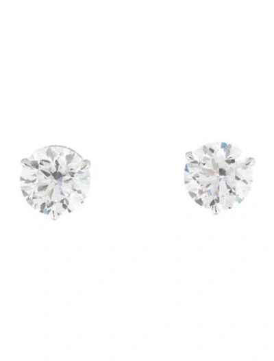 Pre-owned Earrings 18k 8.18ctw Lab-grown Diamond Stud  In Multi