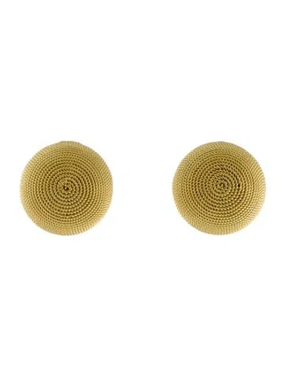 Pre-owned Earrings 18k Clip-on  In Multi