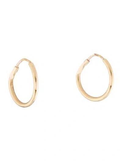 Pre-owned Earrings 18k Endless Hoop  In Multi