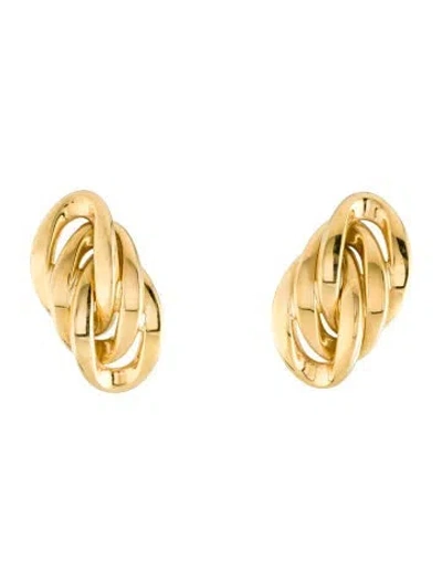 Pre-owned Earrings 18k Link  In Multi