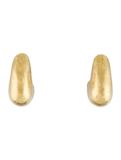Pre-owned Earrings 18k Shrimp Drop  In Multi