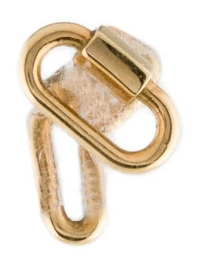 Pre-owned Earrings 18k Single Stud Earring In Multi